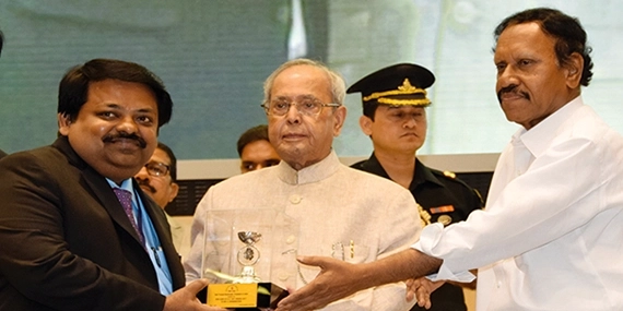 Honoured by the President of India