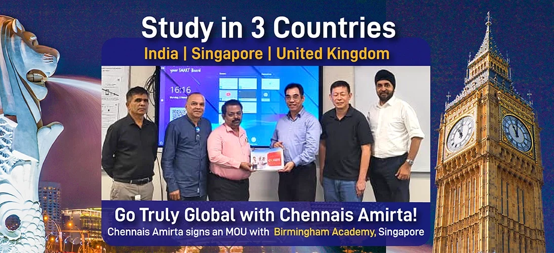 Study in 3 Countries — MOU with Birmingham Academy, Singapore